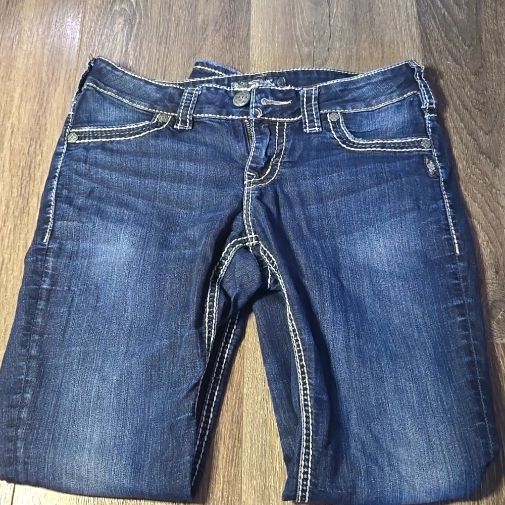 Silver Suki Leggings Dark Wash Jeans